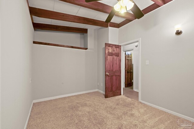 204 Camelia St, Gulf Breeze, FL 32561 - spare room featuring carpet, ceiling fan, and baseboards