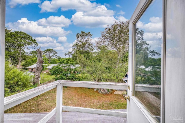 204 Camelia St, Gulf Breeze, FL 32561 - view of unfurnished sunroom