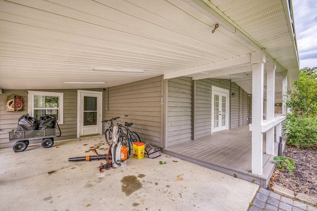 204 Camelia St, Gulf Breeze, FL 32561 - view of patio with french doors