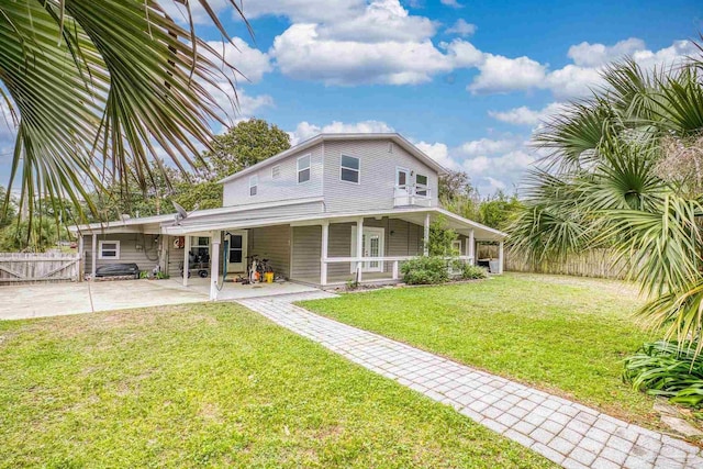 204 Camelia St, Gulf Breeze, FL 32561 - back of property featuring a patio
