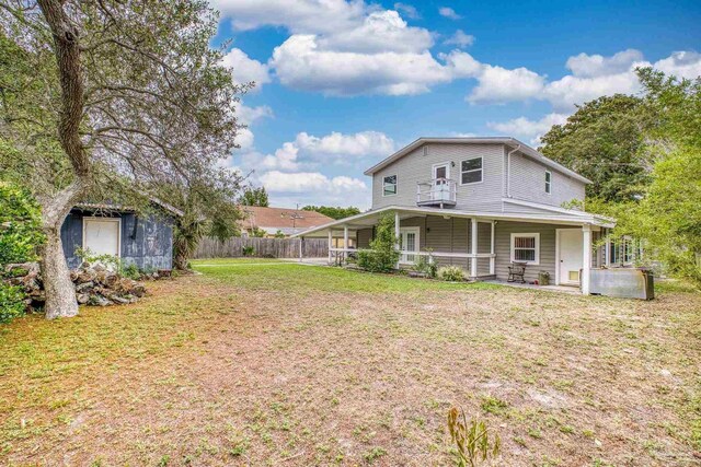 204 Camelia St, Gulf Breeze, FL 32561 - view of rear view of house