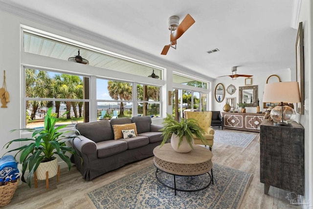 8209 Pompano St, Navarre, FL 32566 - sunroom / solarium with wood finished floors