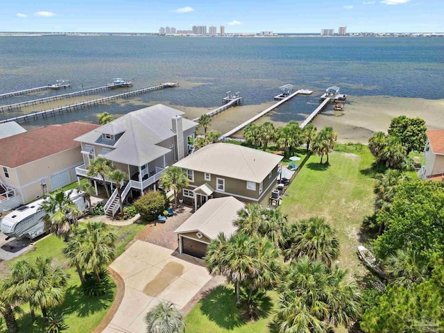 8209 Pompano St, Navarre, FL 32566 - bird's eye view of a nearby body of water