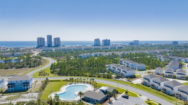 6548 Carlinga Dr, Pensacola, FL 32507 - aerial view with a water view and a city view