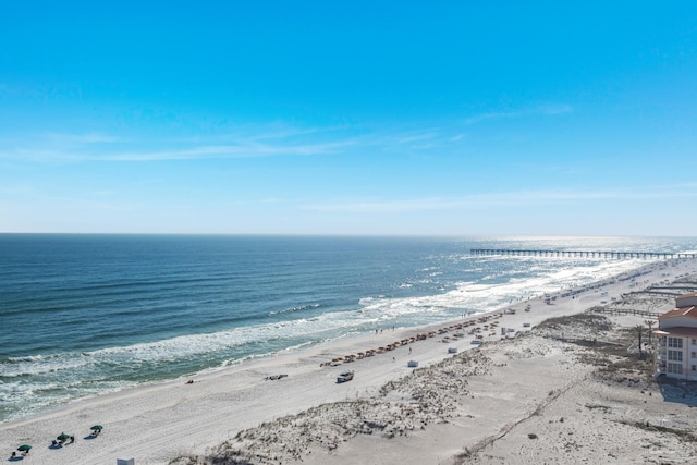 water view featuring a view of the beach