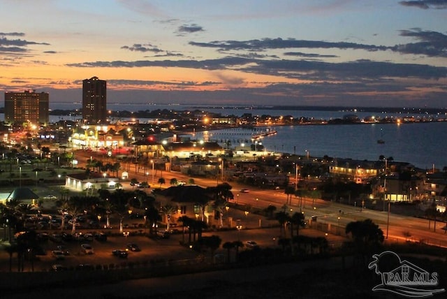 view of city featuring a water view