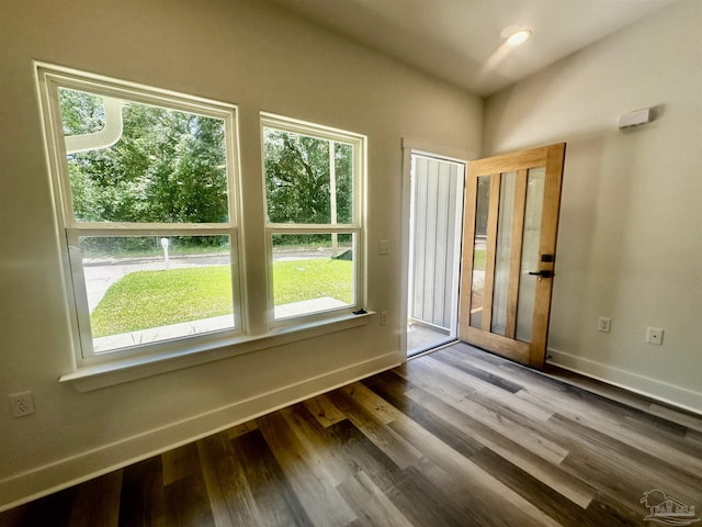 2020 Talbert St, Pensacola, FL 32507 - entryway featuring plenty of natural light, wood finished floors, and baseboards