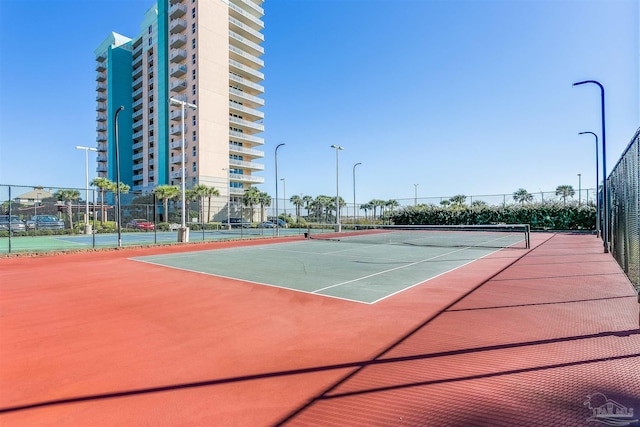 view of sport court