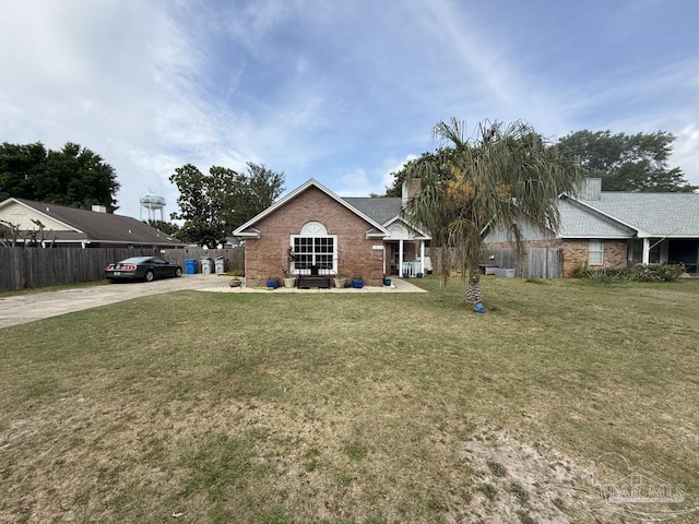 1515 Mariners Cir, Gulf Breeze, FL 32563 - ranch-style house featuring brick siding and concrete driveway