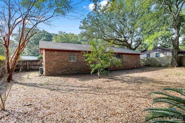 view of back of property