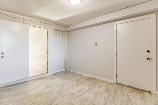 unfurnished bedroom featuring a closet