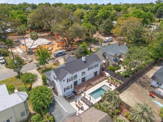 birds eye view of property featuring a residential view