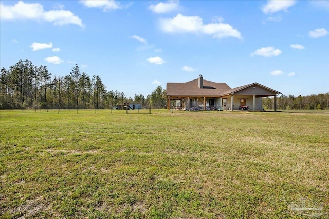 3351 Velor Rd, Mcdavid, FL 32568 - view of yard