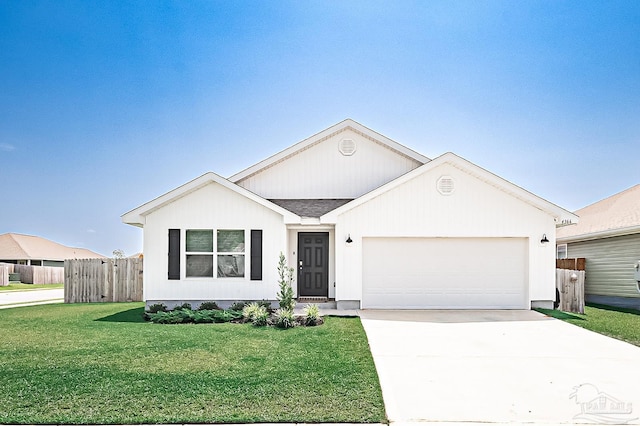 4366 White Cedar Ct, Pace, FL 32571 - ranch-style house with an attached garage, driveway, and a shingled roof
