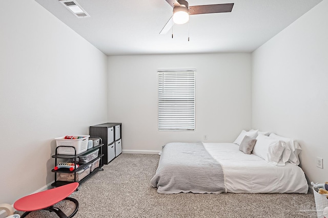4366 White Cedar Ct, Pace, FL 32571 - carpeted bedroom featuring ceiling fan and baseboards