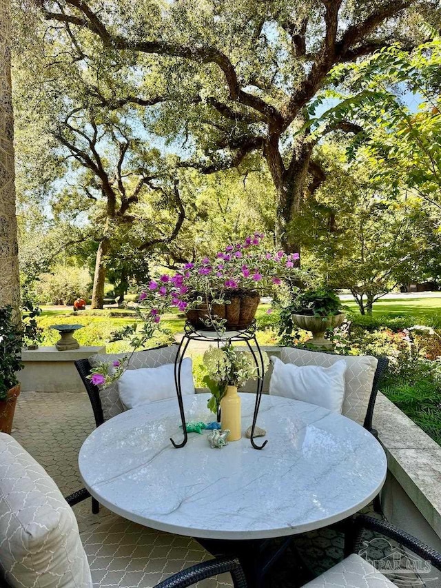 exterior space featuring a patio