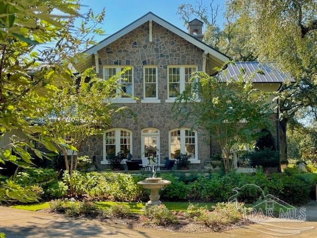 view of front of home featuring french doors