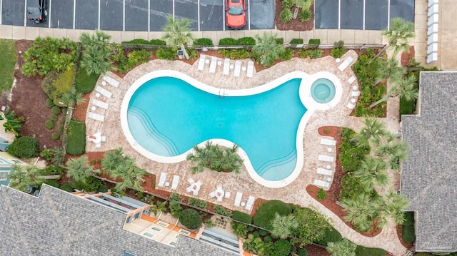 1430 Regency Rd Unit H103, Gulf Shores, AL 36542 - bird's eye view of a pool area