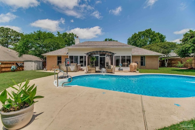 905 Shadow Ridge Dr, Pensacola, FL 32514 - view of pool with a patio area and a pergola