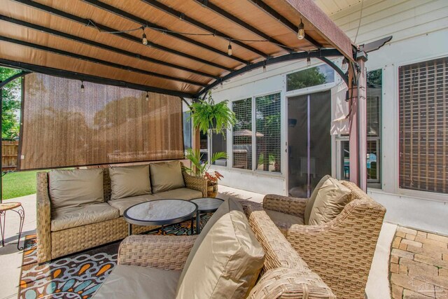 905 Shadow Ridge Dr, Pensacola, FL 32514 - view of patio with an outdoor living space