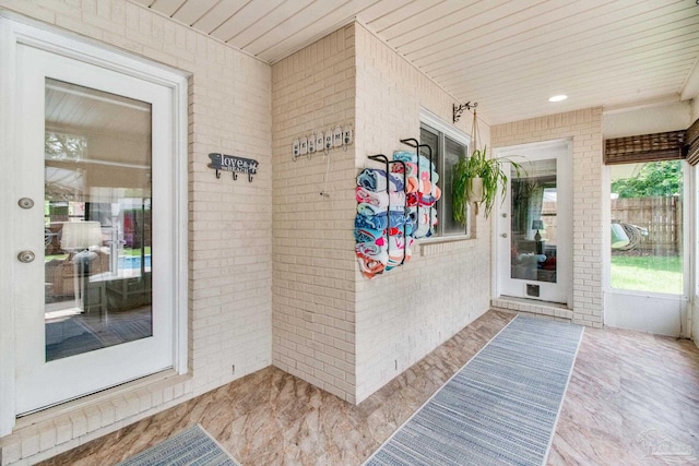 905 Shadow Ridge Dr, Pensacola, FL 32514 - view of exterior entry featuring brick siding