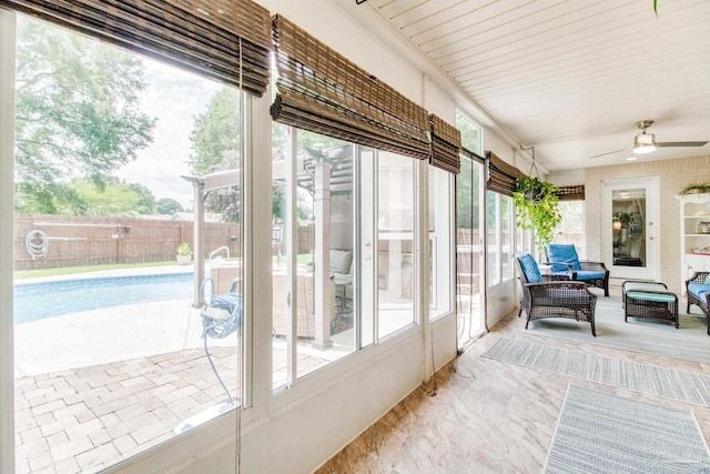905 Shadow Ridge Dr, Pensacola, FL 32514 - sunroom / solarium with ceiling fan and healthy amount of natural light