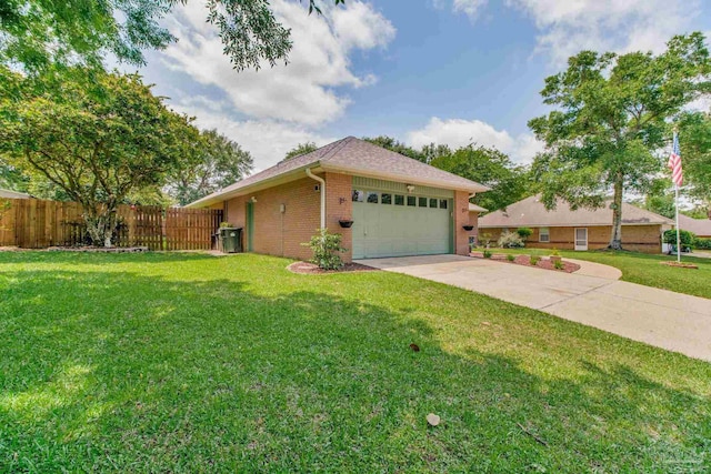 905 Shadow Ridge Dr, Pensacola, FL 32514 - view of property exterior with brick siding, an attached garage, and concrete driveway