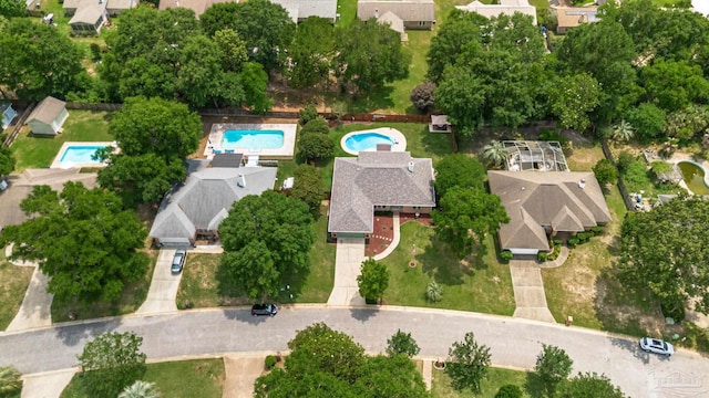 905 Shadow Ridge Dr, Pensacola, FL 32514 - aerial view of property and surrounding area with a pool and nearby suburban area