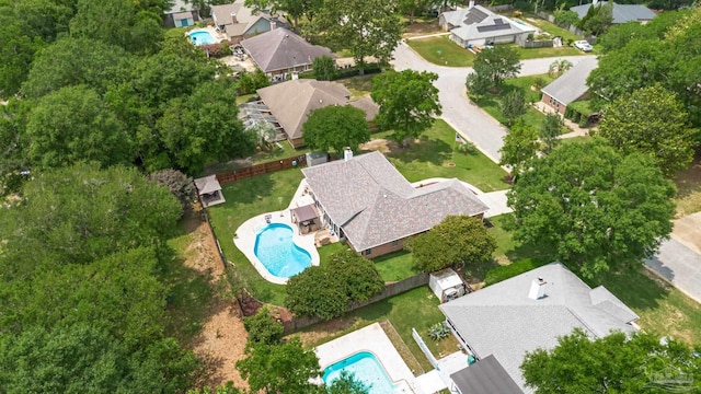 905 Shadow Ridge Dr, Pensacola, FL 32514 - aerial view of property and surrounding area with a pool and nearby suburban area