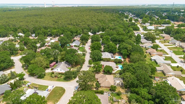 905 Shadow Ridge Dr, Pensacola, FL 32514 - aerial view of property and surrounding area featuring a heavily wooded area and nearby suburban area