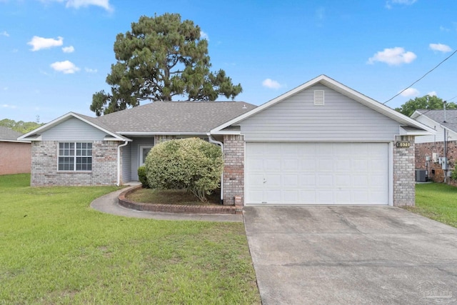 1978 Coral Reef Rd, Pensacola, FL 32506 - ranch-style home with driveway, a garage, and brick siding