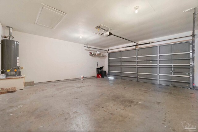 1978 Coral Reef Rd, Pensacola, FL 32506 - garage featuring water heater and a garage door opener