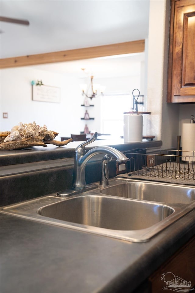 room details featuring sink