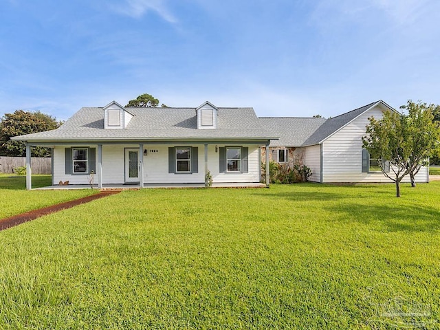 7524 N Shores Dr, Navarre, FL 32566 - view of front of home with a porch and roof with shingles