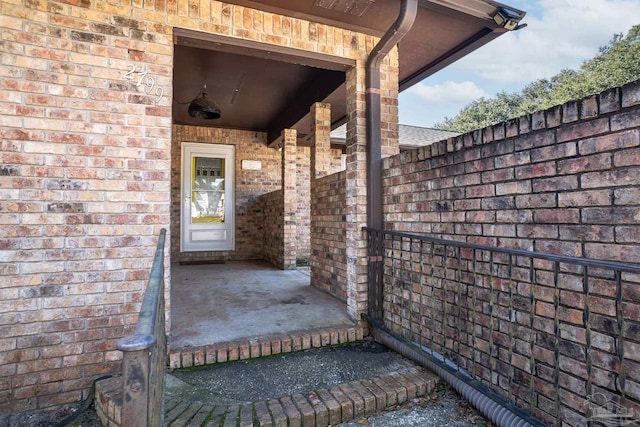 view of entrance to property