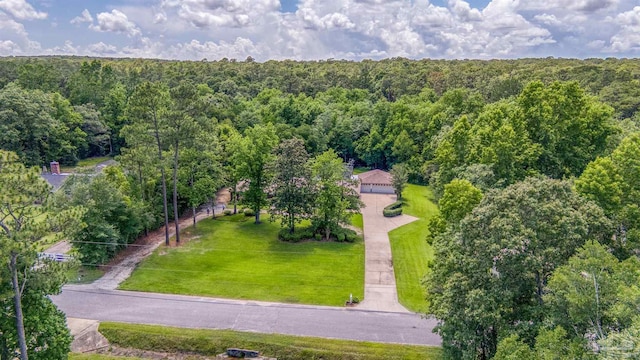 1213 Tecumseh Pl, Pensacola, FL 32514 - bird's eye view of a heavily wooded area