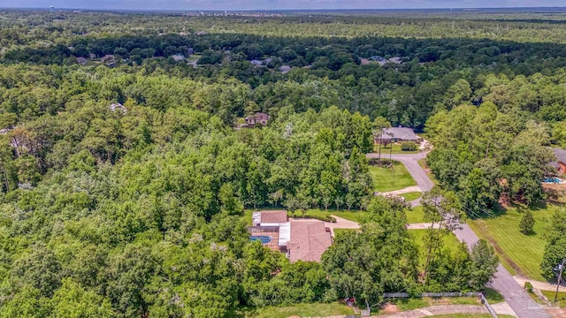 1213 Tecumseh Pl, Pensacola, FL 32514 - aerial view of a heavily wooded area