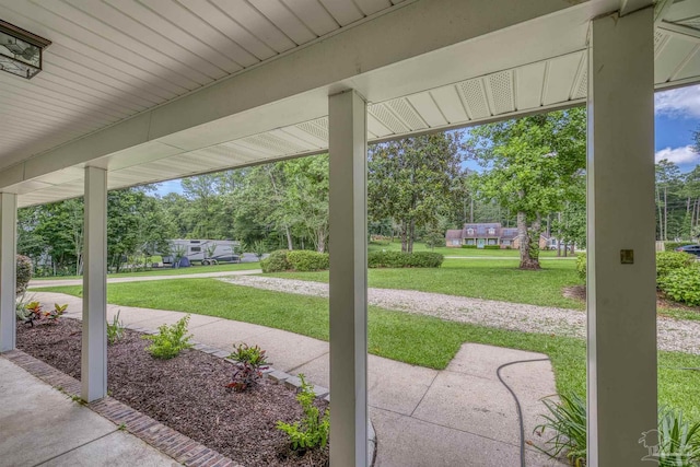 1213 Tecumseh Pl, Pensacola, FL 32514 - view of patio / terrace featuring view of scattered trees