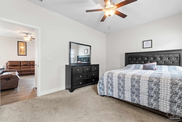 124 Polo Ter, Pensacola, FL 32534 - bedroom featuring carpet flooring, baseboards, and ceiling fan