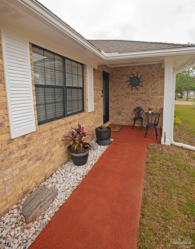 view of patio with covered porch