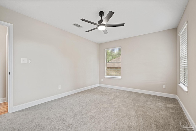 5674 Windsong Dr, Milton, FL 32570 - carpeted empty room featuring ceiling fan and baseboards