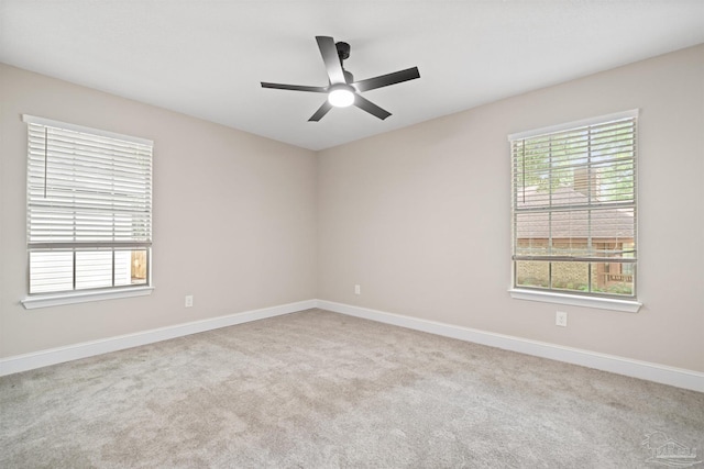 5674 Windsong Dr, Milton, FL 32570 - carpeted empty room featuring a ceiling fan and baseboards