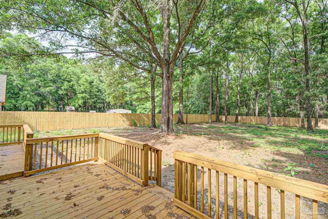 5674 Windsong Dr, Milton, FL 32570 - wooden terrace featuring a fenced backyard