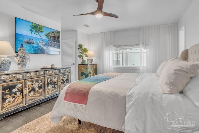 6050 Cheyenne Dr, Milton, FL 32570 - bedroom with ceiling fan