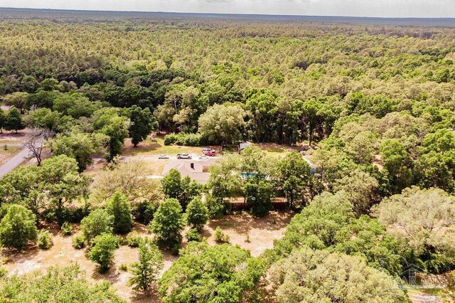 6050 Cheyenne Dr, Milton, FL 32570 - aerial view of a heavily wooded area