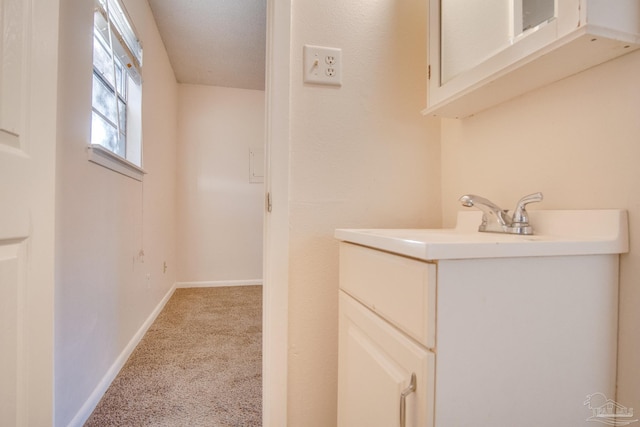 bathroom featuring a textured ceiling