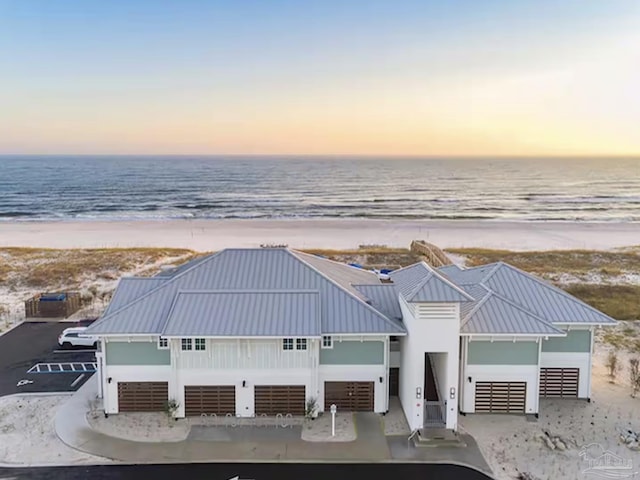 14478 Salt Meadow Dr, Pensacola, FL 32507 - aerial view at dusk of view of water and beach