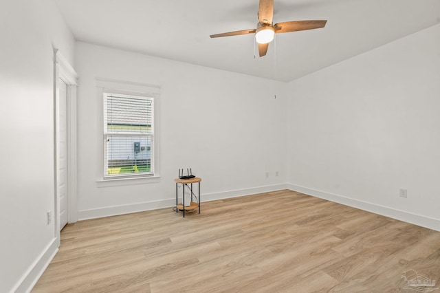 6264 Howie Way, Pace, FL 32571 - spare room with light wood-style floors and ceiling fan