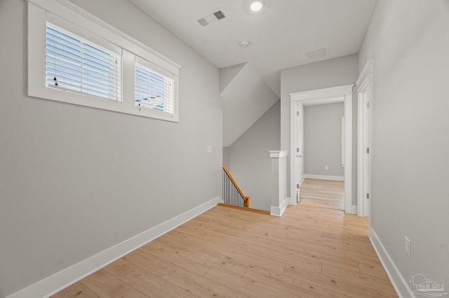 6264 Howie Way, Pace, FL 32571 - hall featuring an upstairs landing and light wood finished floors