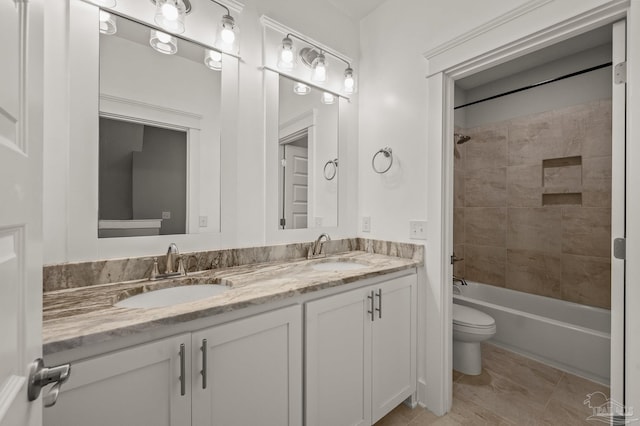 6264 Howie Way, Pace, FL 32571 - full bathroom with double vanity and bathtub / shower combination